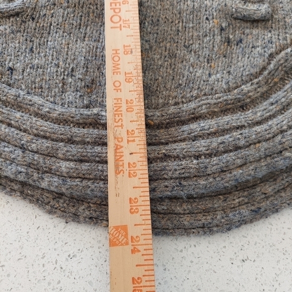 Cynthia Rowley Wool Blend Cowl-Neck Sweater Kangaroo Pockets Rounded Hem Tunic M - Picture 10 of 14